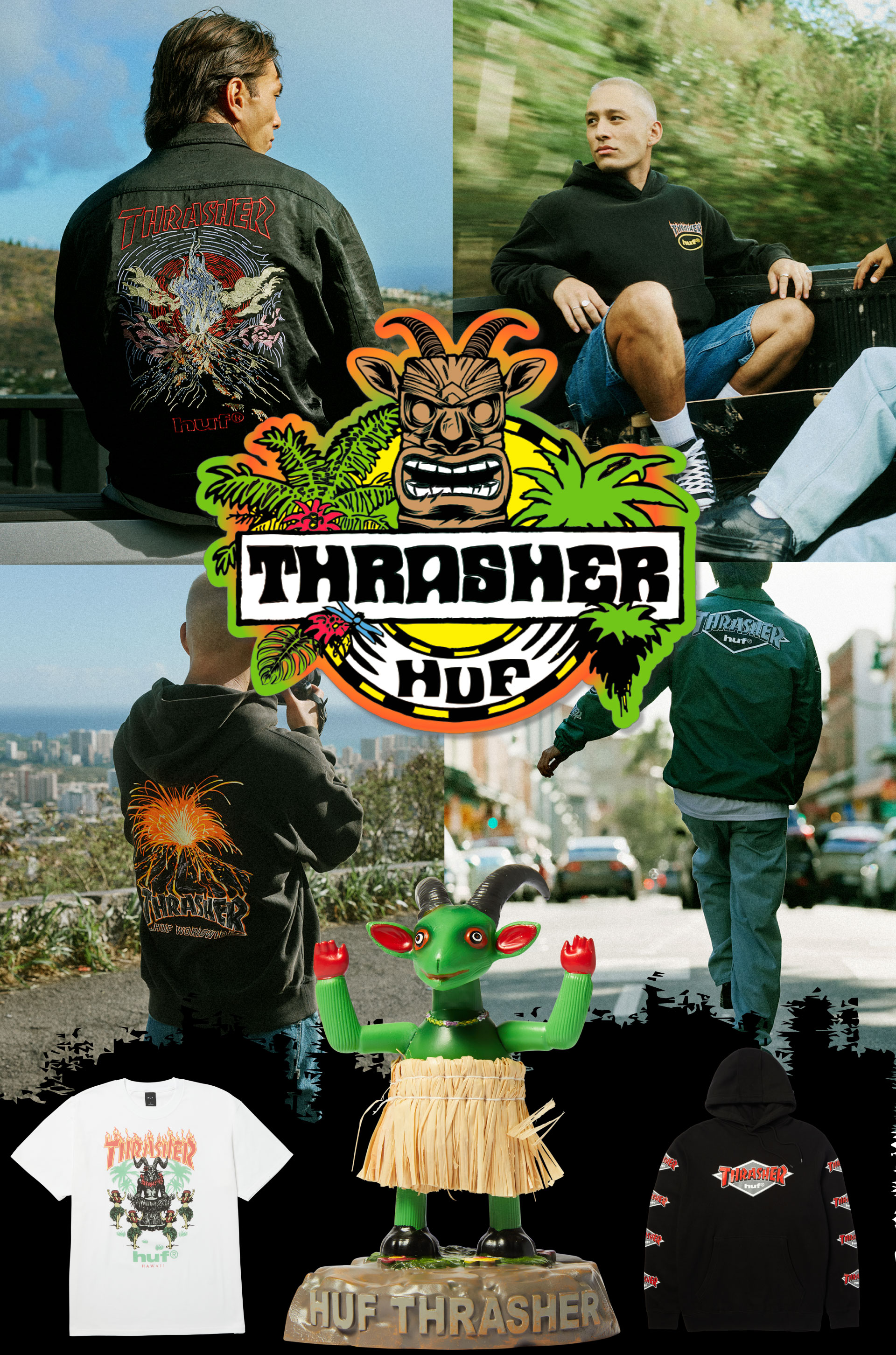 HUF X THRASHER MELTDOWN !
