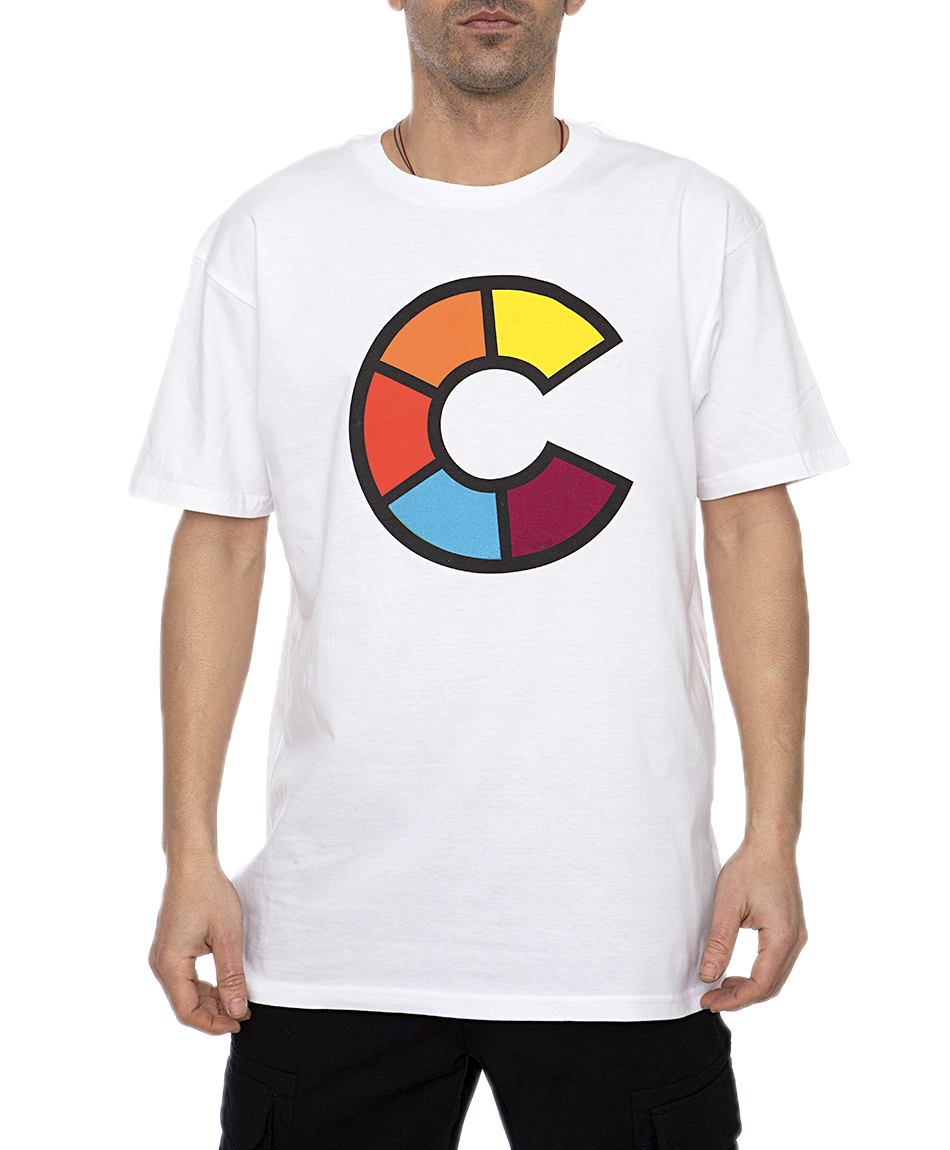 OG COLOR EMBLEM TEE WHITE