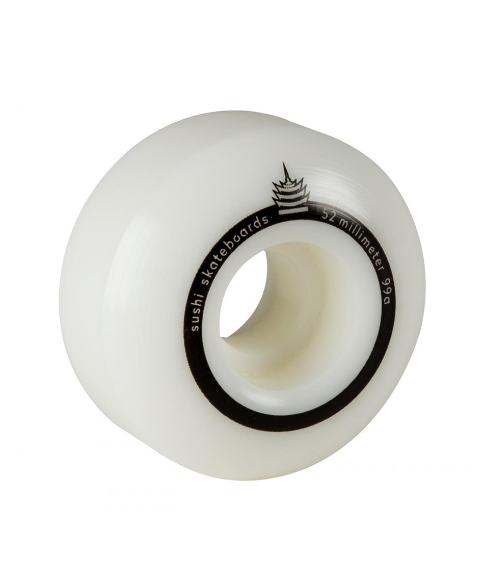 SUSHI WHEELS PAGODA TEAM V2 WHITE 52mm