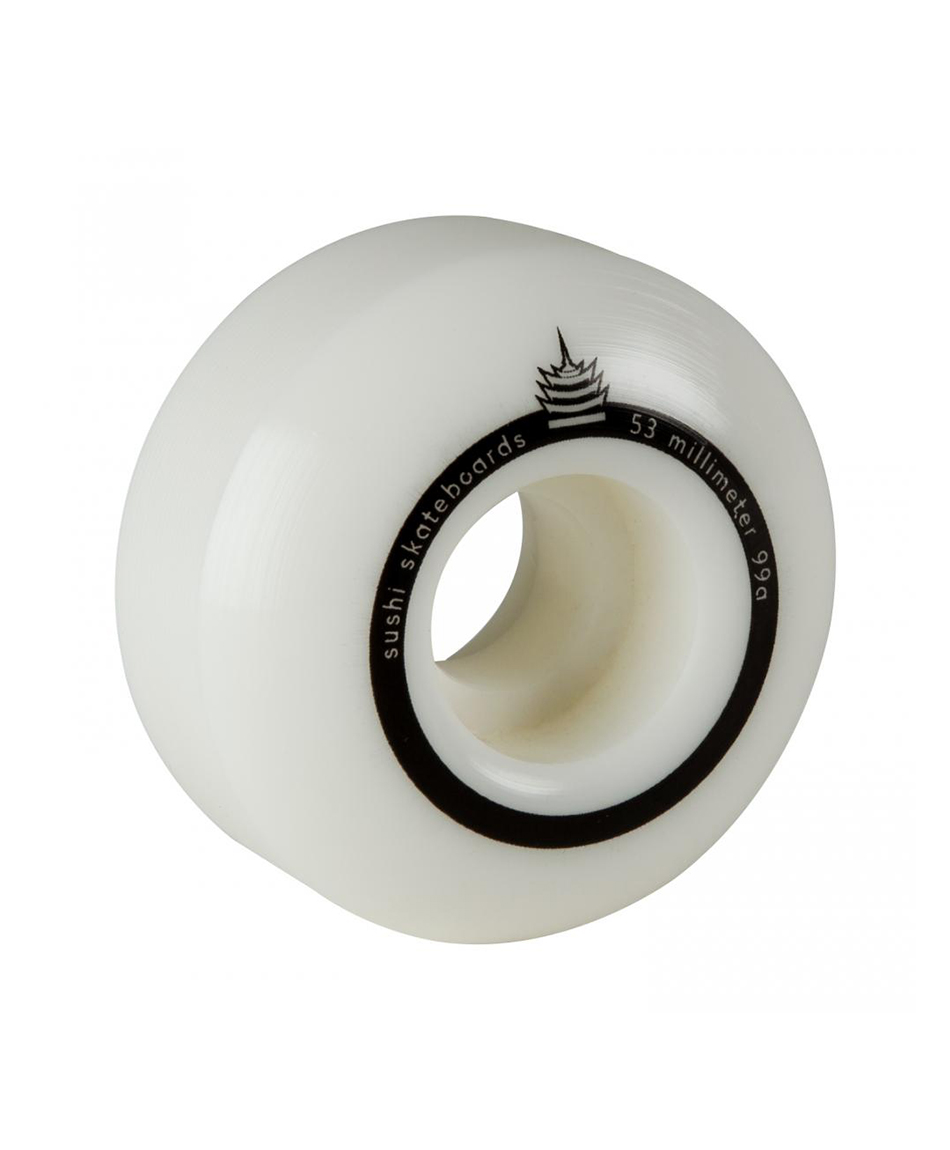 SUSHI WHEELS PAGODA TEAM V2 WHITE 53mm