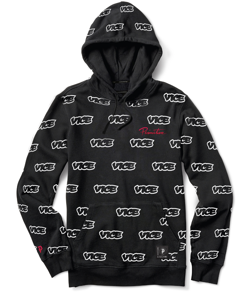 PRIMITIVE X VICE HOOD BLACK