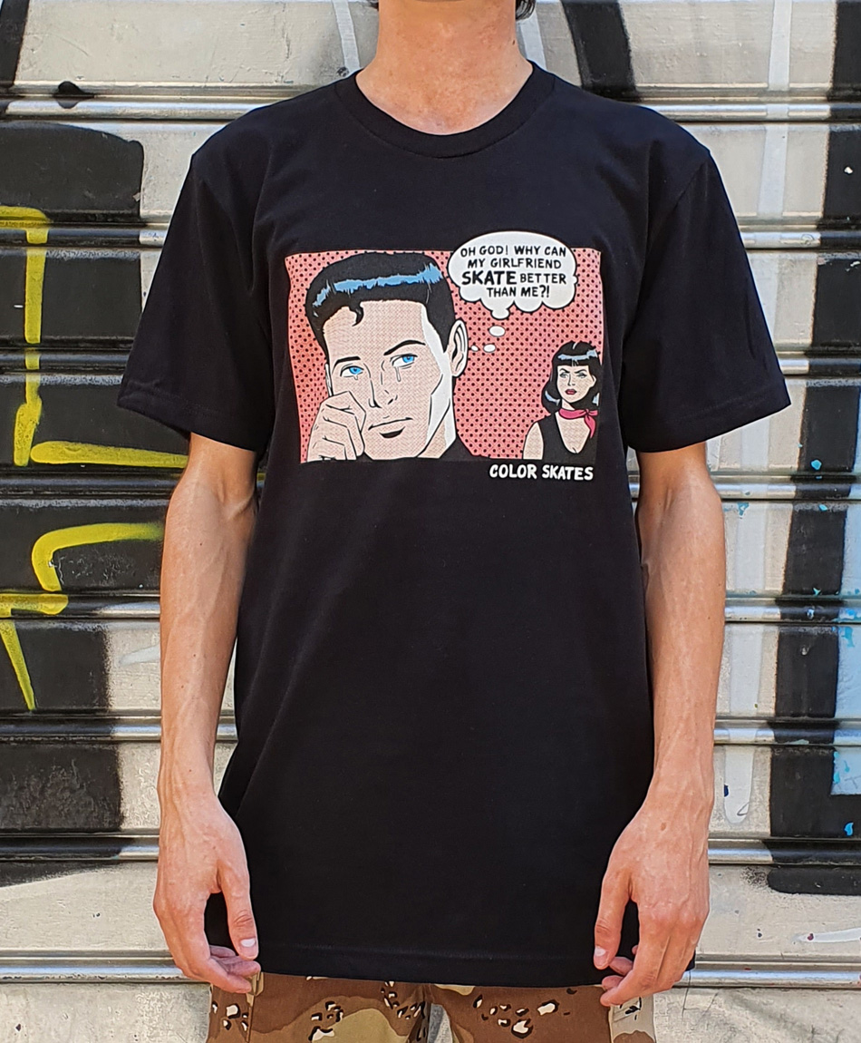 COLOR GIRLFRIEND TEE BLACK