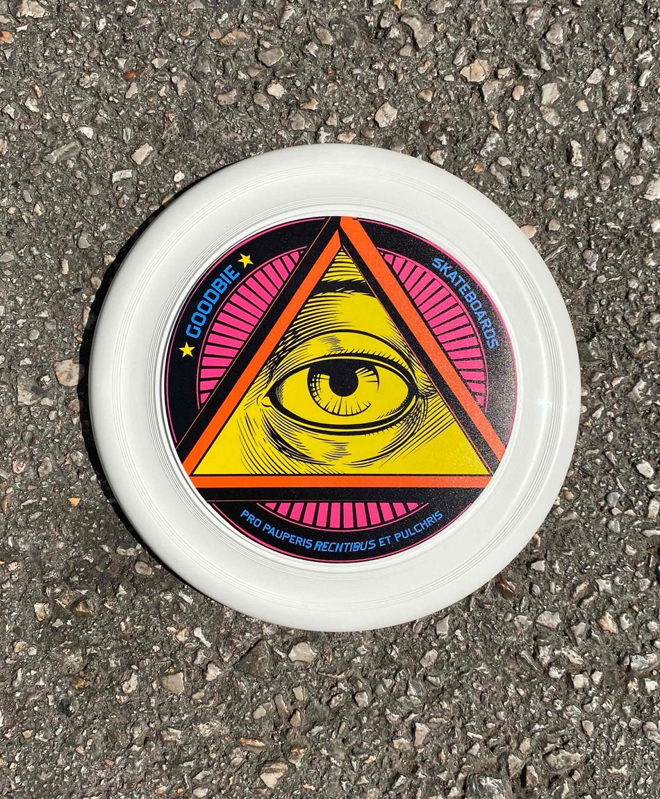 GOODBIE ILLUMINATI FRISBEE