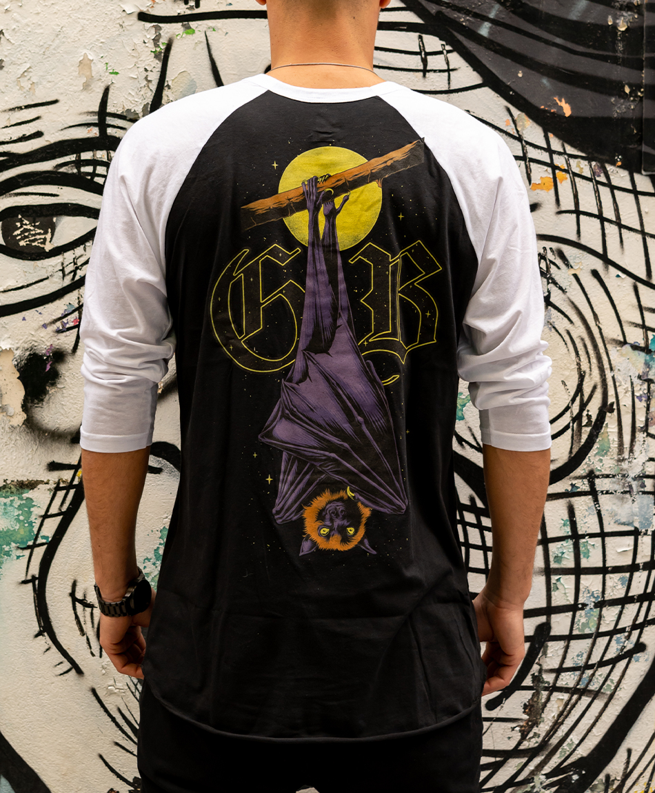 GOODBIE PATIENT ZERO RAGLAN BLACK/WHITE