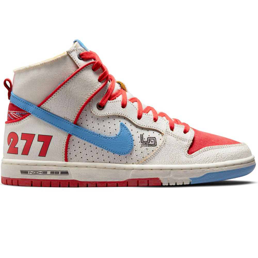 NIKE SB X ISHOD X MAGNUS WALKER DUNK HIGH PRO DECON SAIL/BLUE BEYOND-TRACK RED