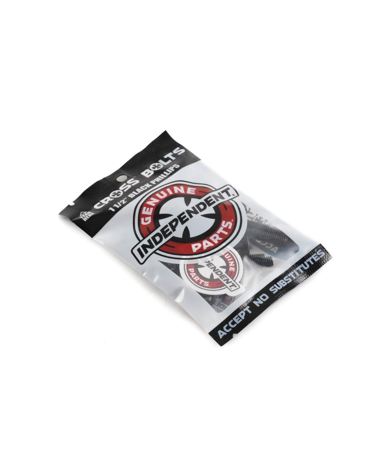 INDEPENDENT 1 1/2 PHILLIPS BOLTS BLACK