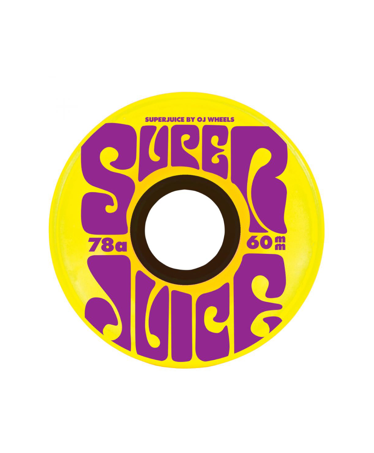 OJ BLUES SUPER JUICE 60mm 78A SOFT WHEELS YELLOW