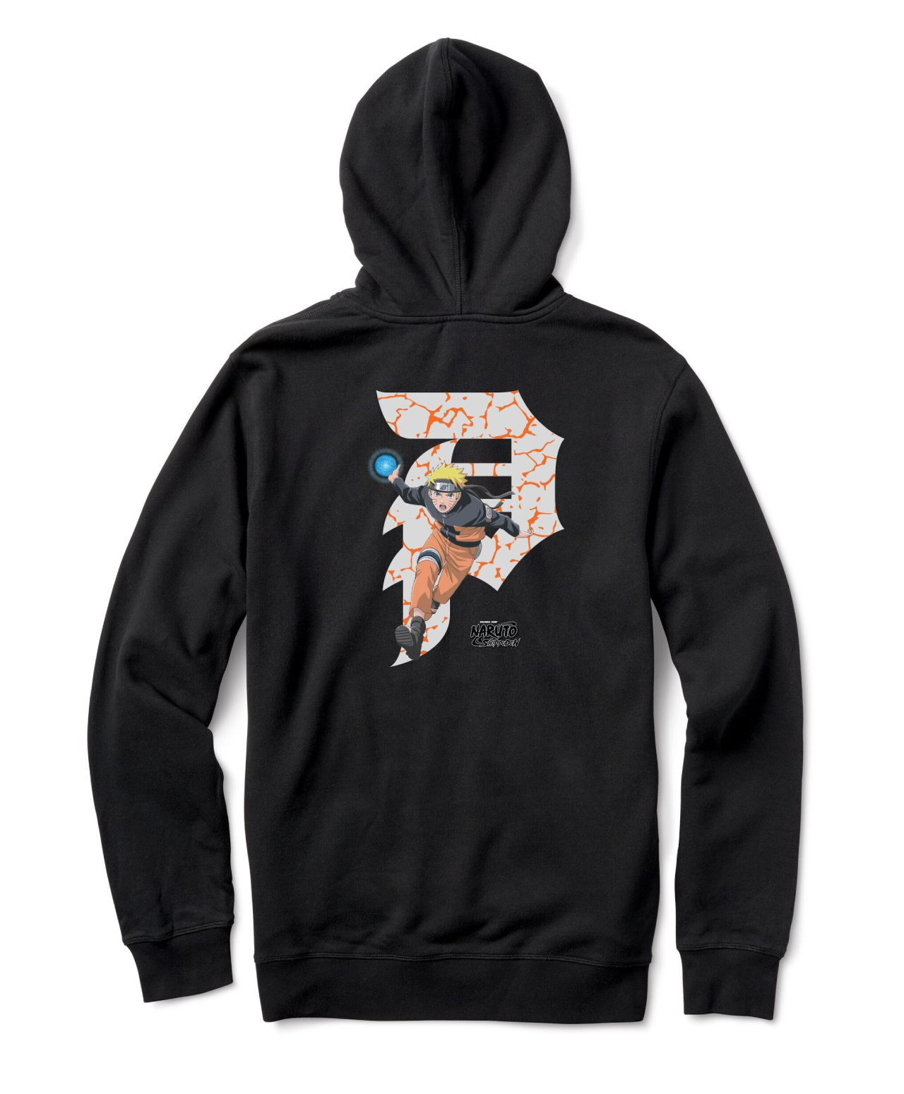 PRIMITIVE X NARUTO DIRTY P HOOD BLACK