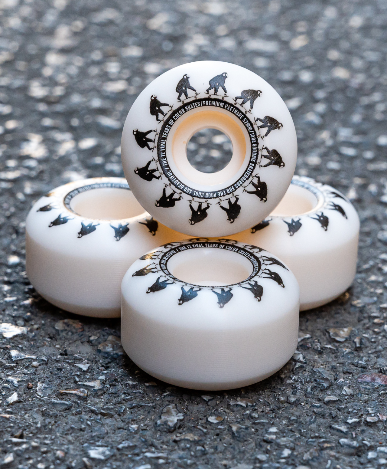 GOODBIE 12 MONKEYS WHEELS 52mm WHITE