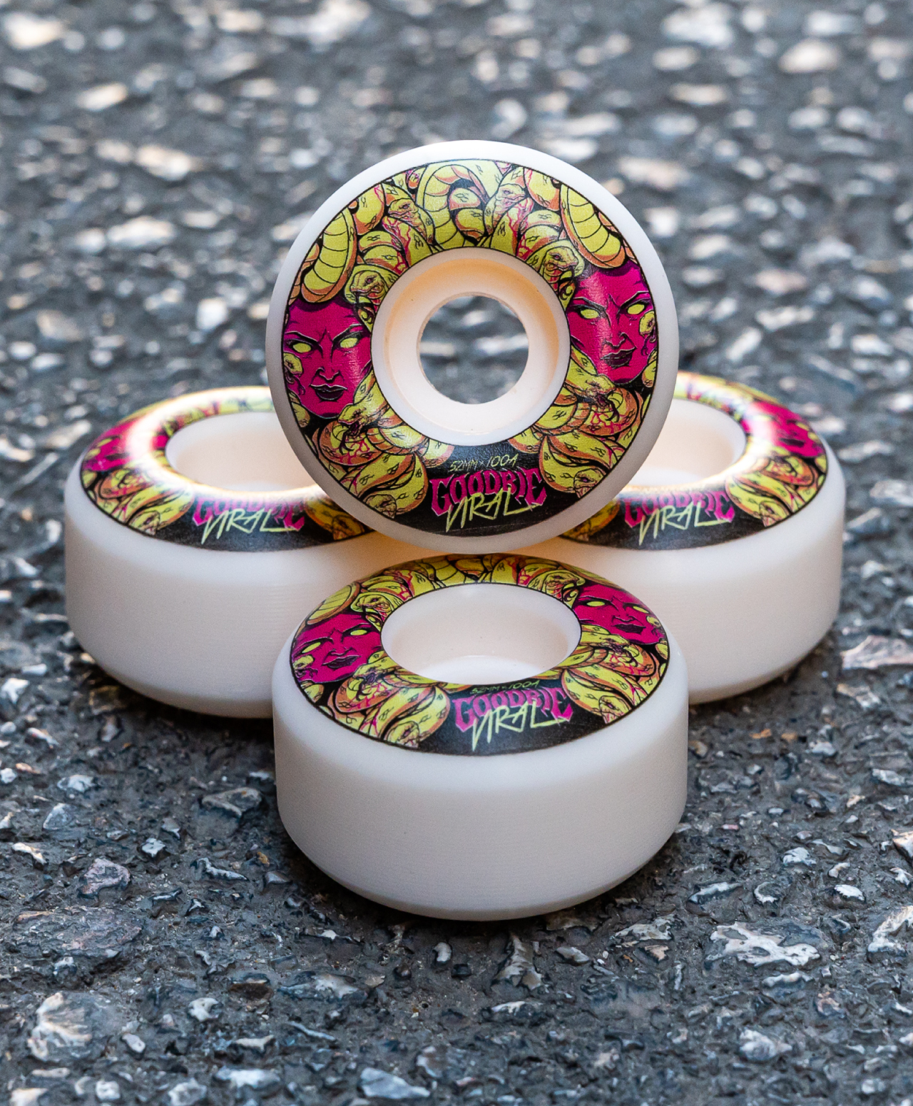 GOODBIE MEDUSA WHEELS 52mm WHITE