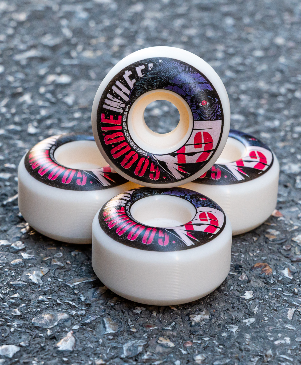 GOODBIE 12 YEARS WHEELS 53mm WHITE