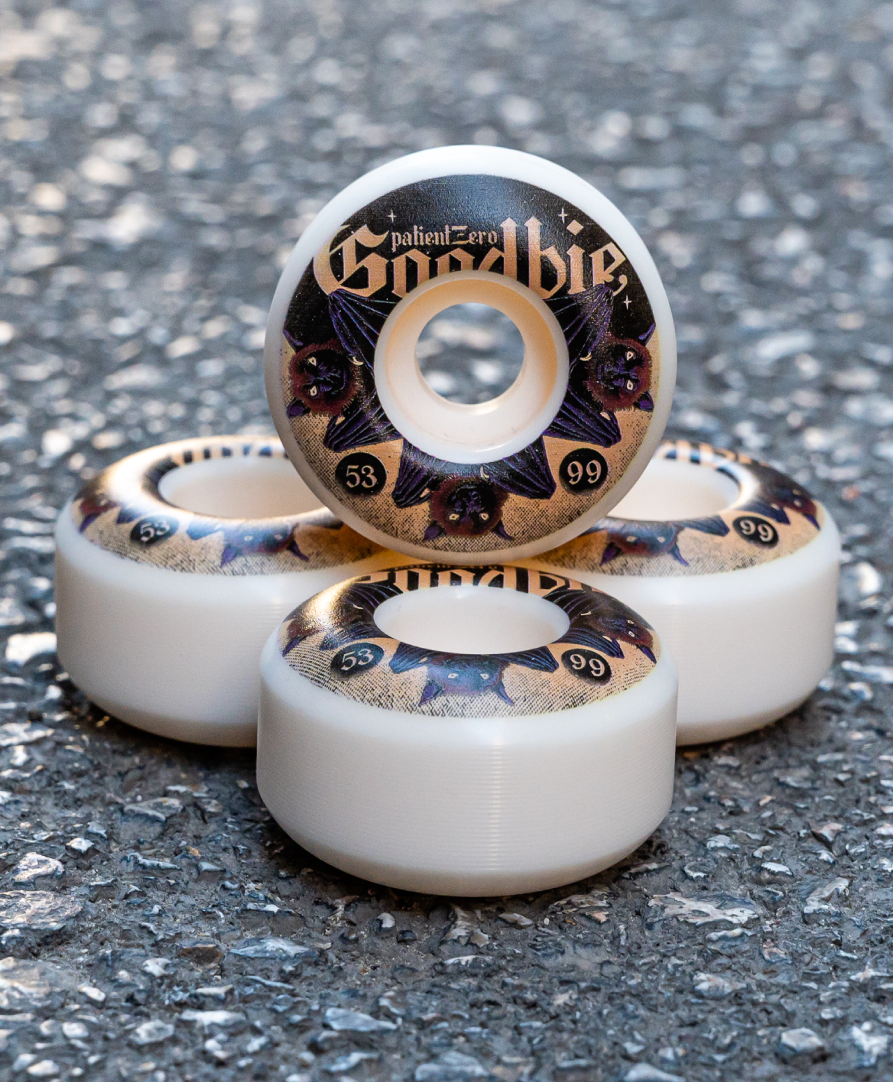 GOODBIE PATIENT ZERO WHEELS 53mm WHITE