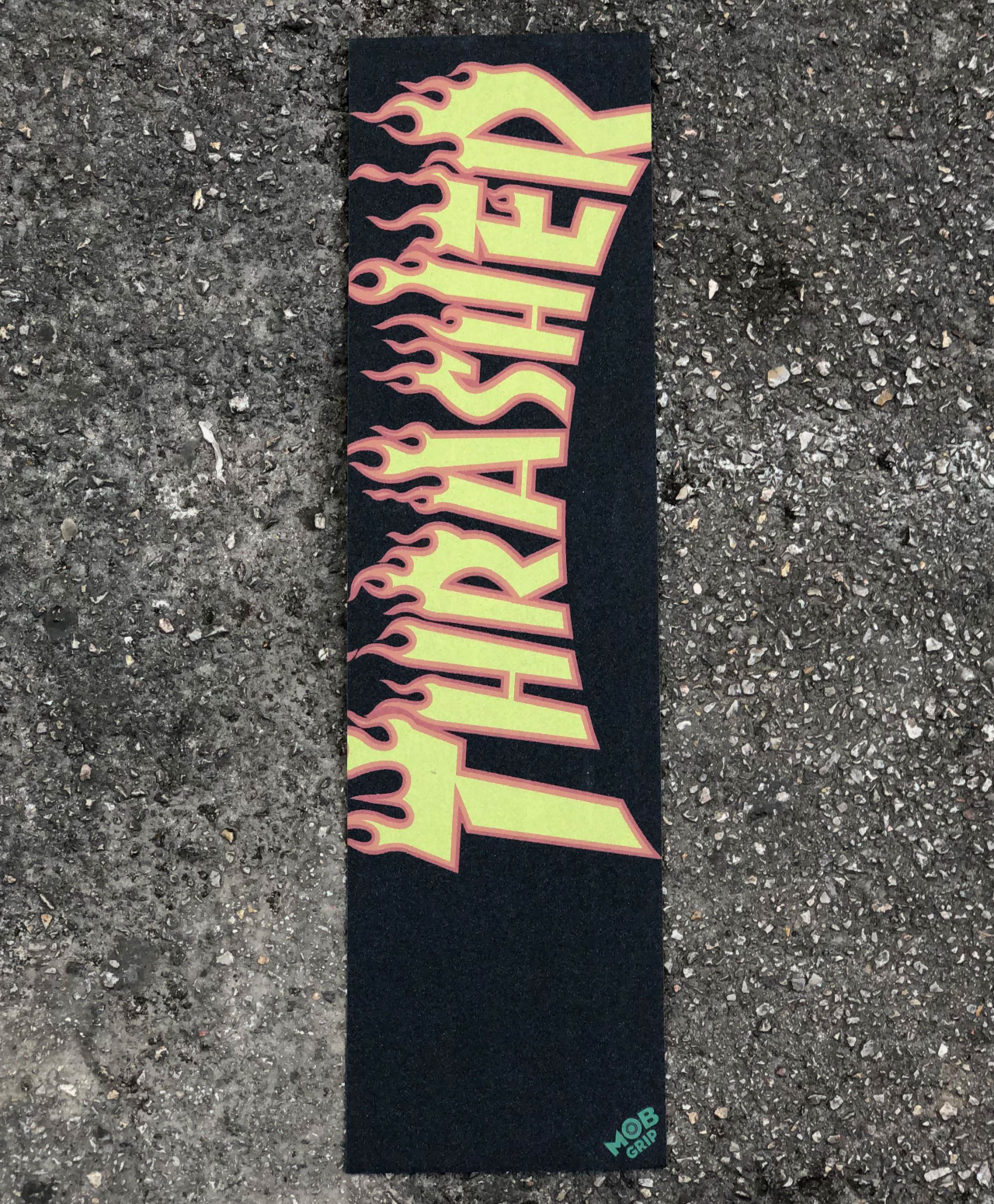 MOB GRIP THRASHER YELLOW ORANGE FLAME BLACK