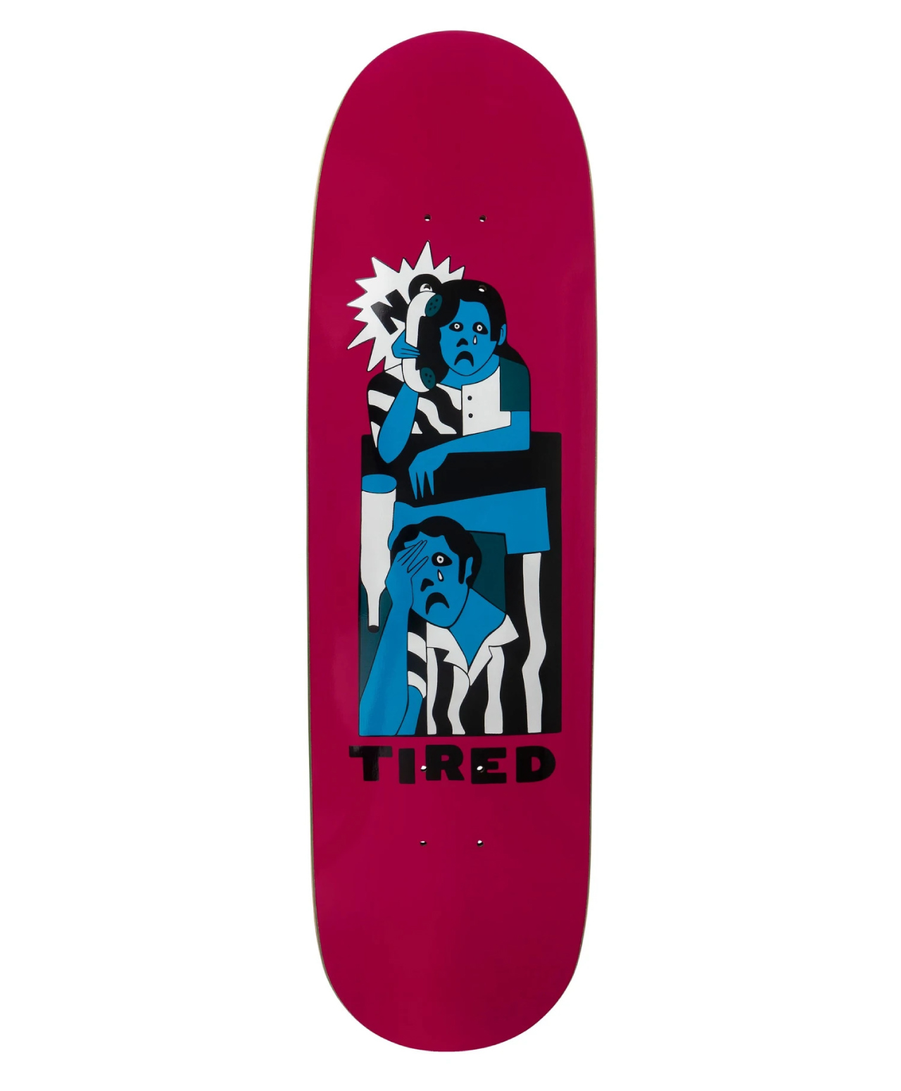 TIRED SAD REFEREES DEAL SKATE DECK 8.75