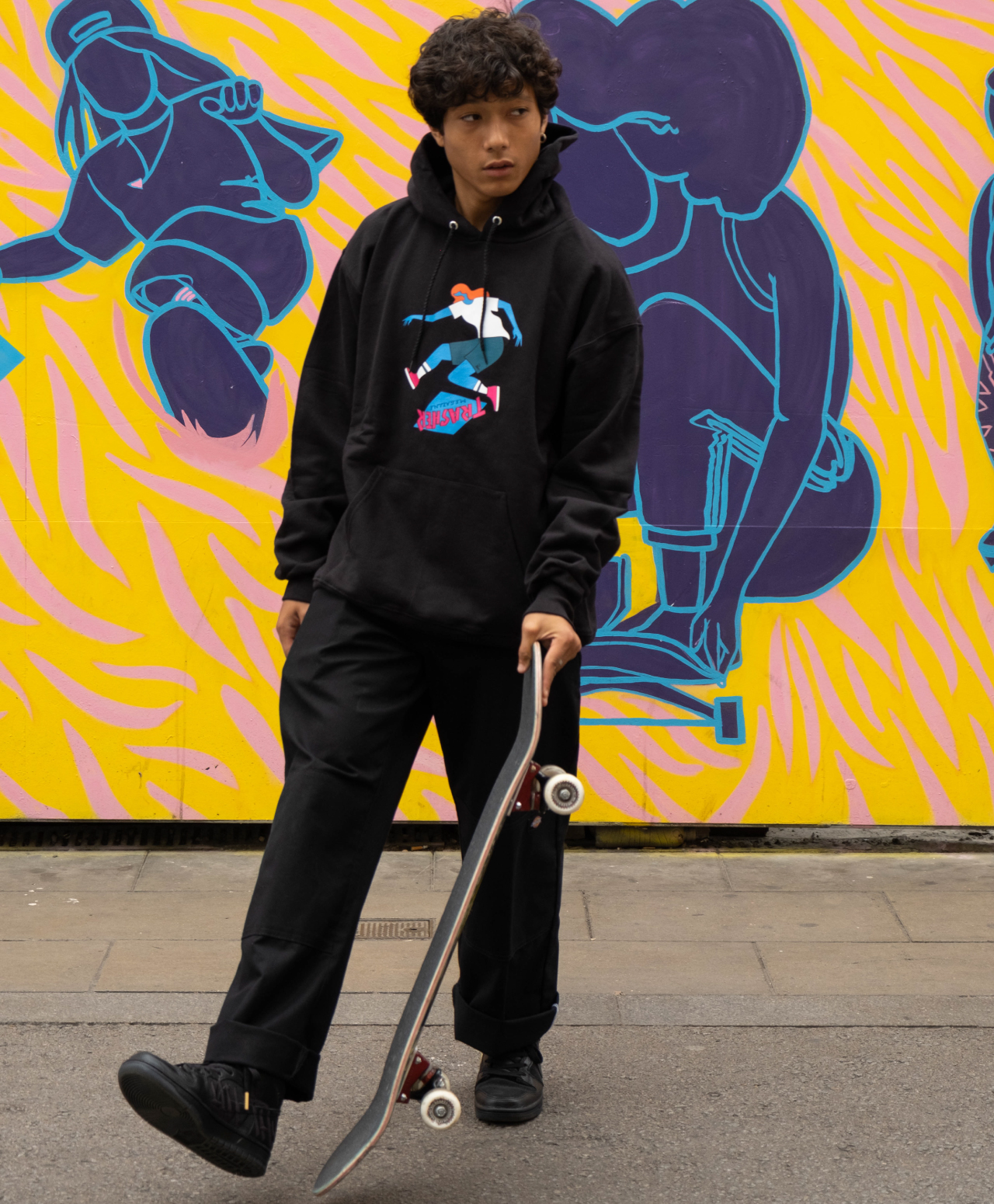 THRASHER X PARRA TRE HOOD BLACK