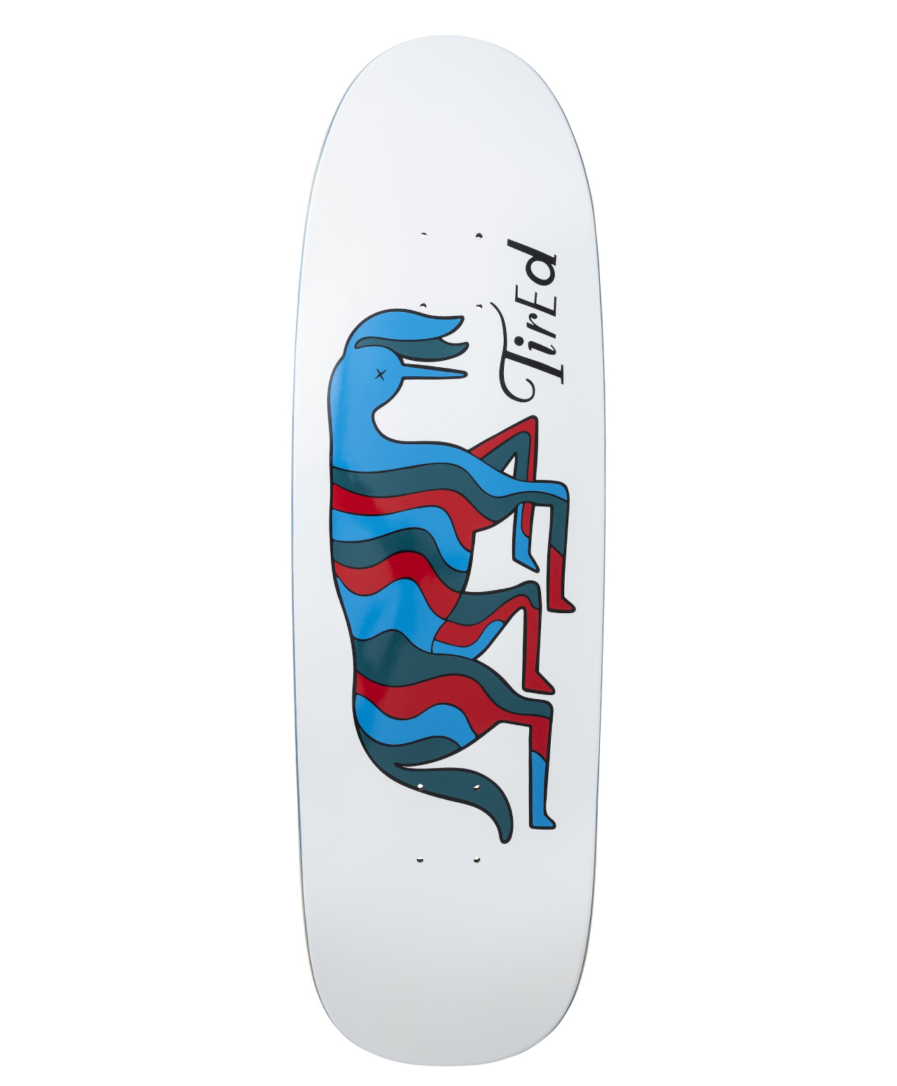TIRED CRAWL SIGAR SKATE DECK 9.23 MULTI