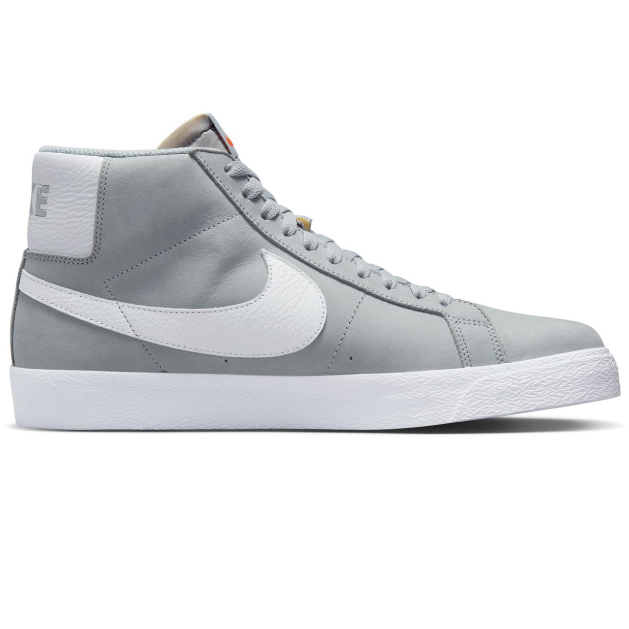 NIKE SB BLAZER MID ISO ORANGE LABEL WOLF GREY/WHITE-WOLF GREY
