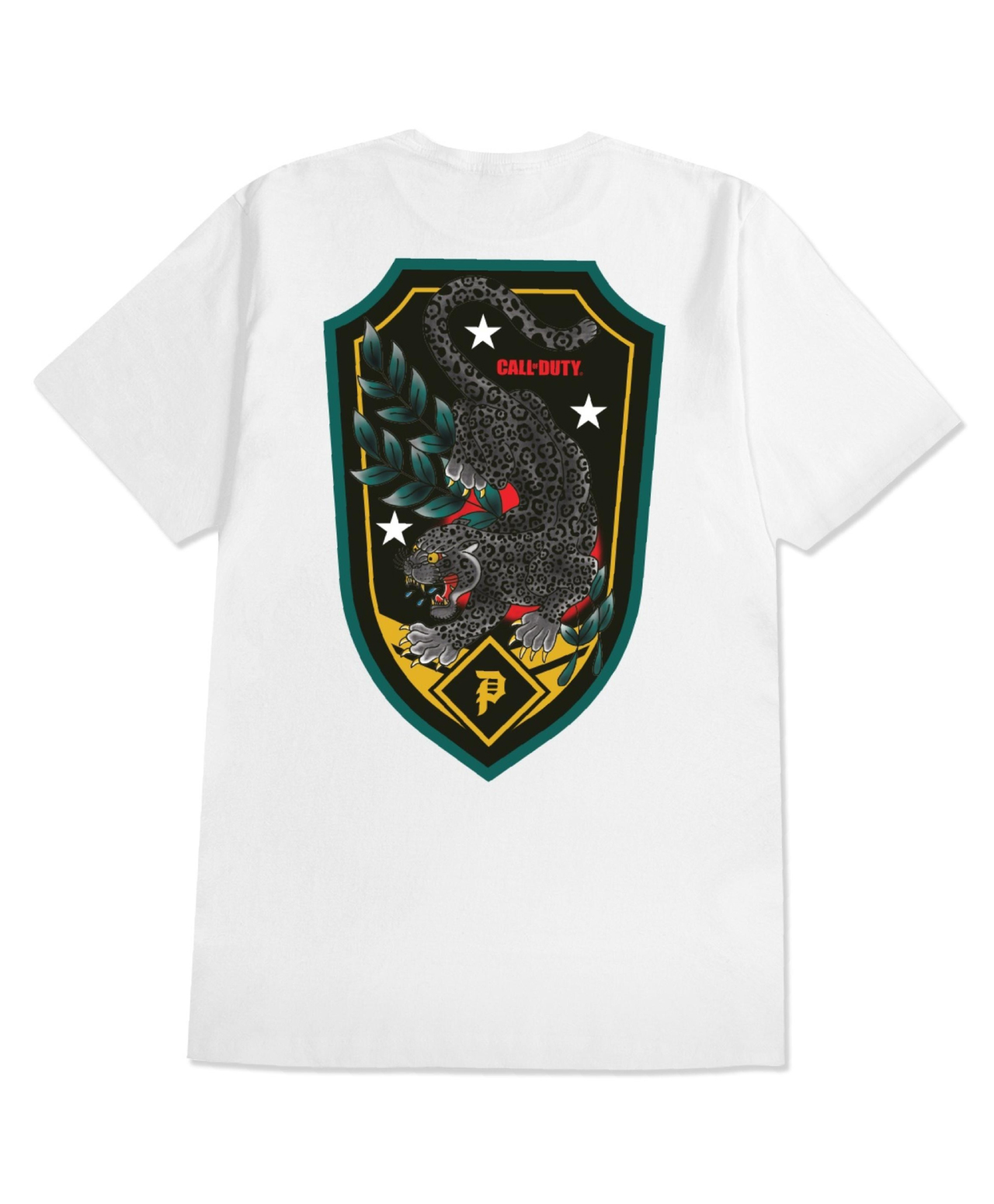 PRIMITIVE X CALL OF DUTY BLACK JAGUAR TEE WHITE