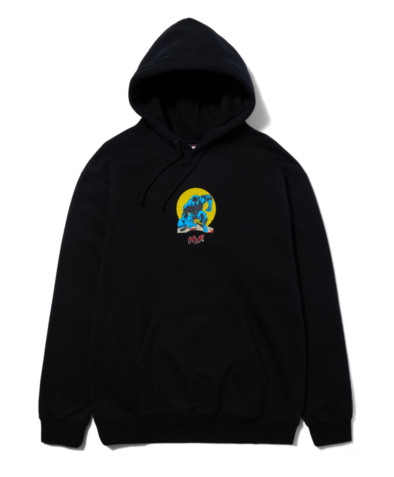 HUF X AVENGERS NIGHT PROWLING HOOD BLACK