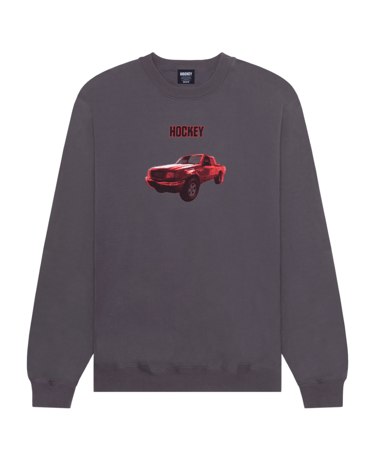 HOCKEY RED RANGER CREW CHARCOAL