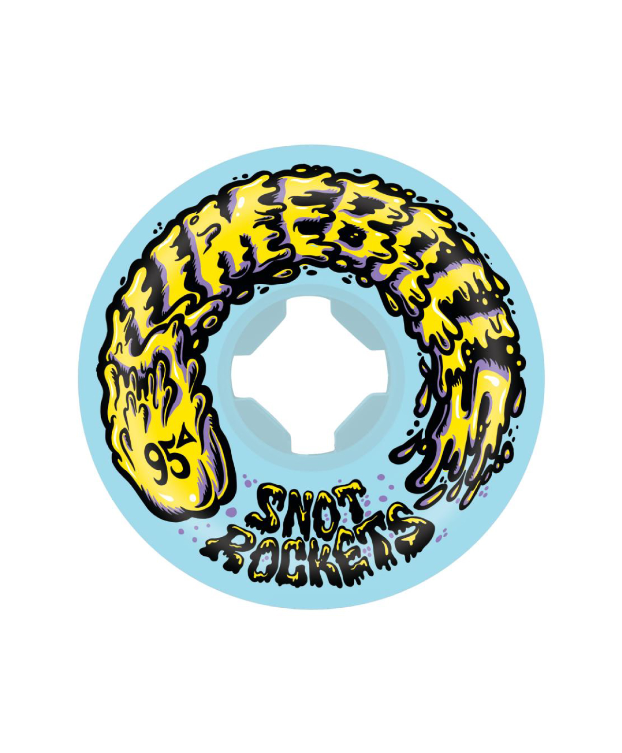SLIME BALLS SNOT ROCKETS PASTEL 53mm 95A WHEELS BLUE