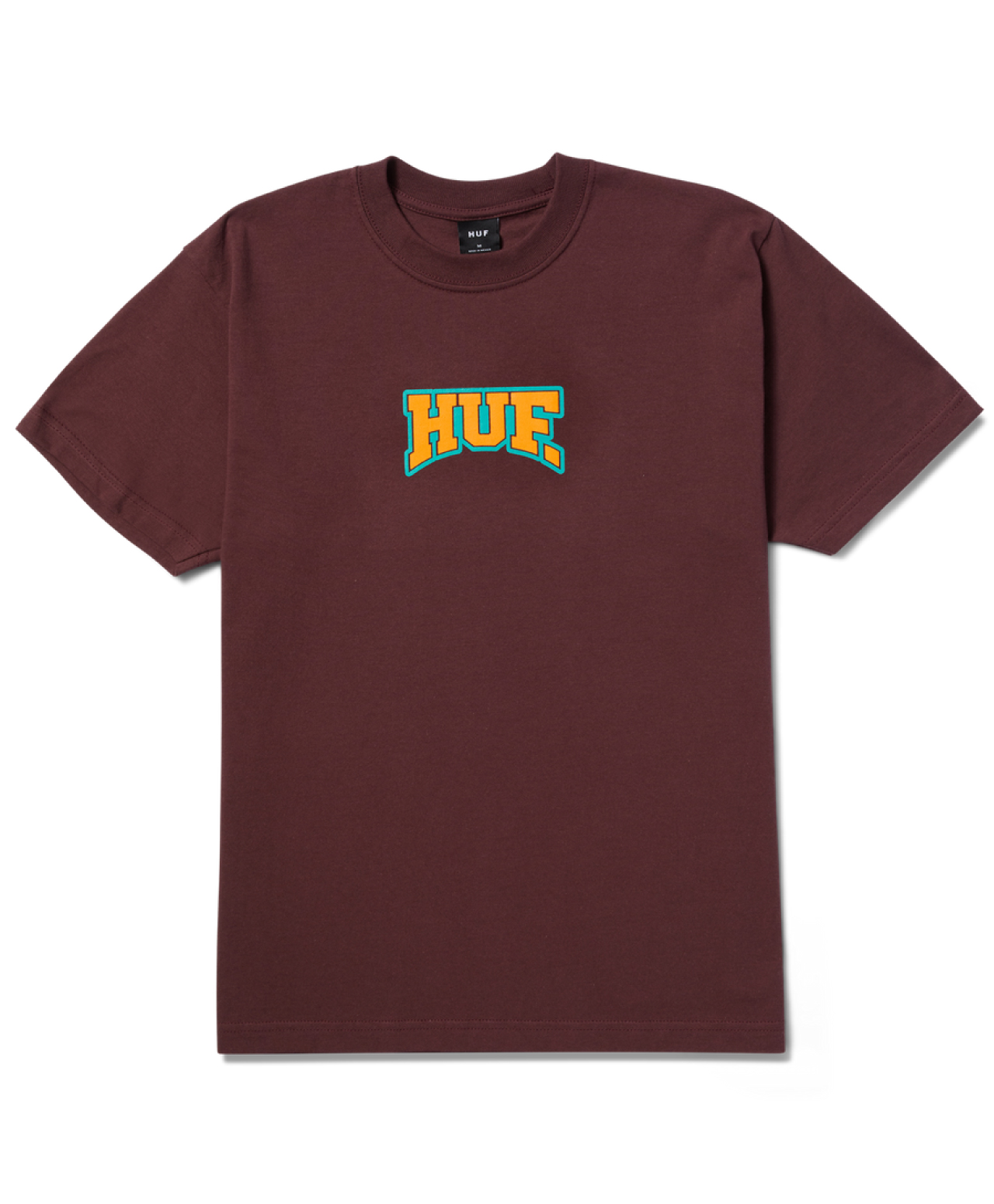 HUF HOME TEAM TEE EGGPLANT