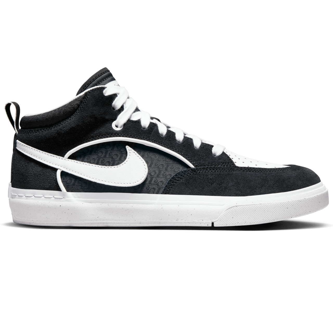 NIKE SB REACT LEO BAKER BLACK/WHITE-BLACK-GUM LIGHT BROWN