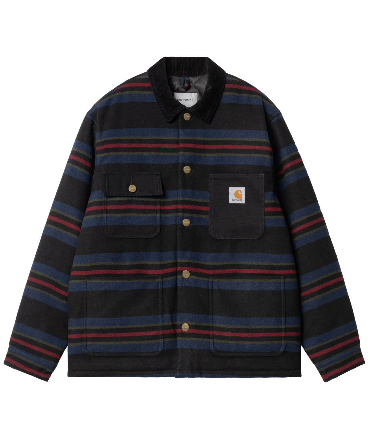 CARHARTT WIP OREGON JACKET STARCO STRIPE BLACK