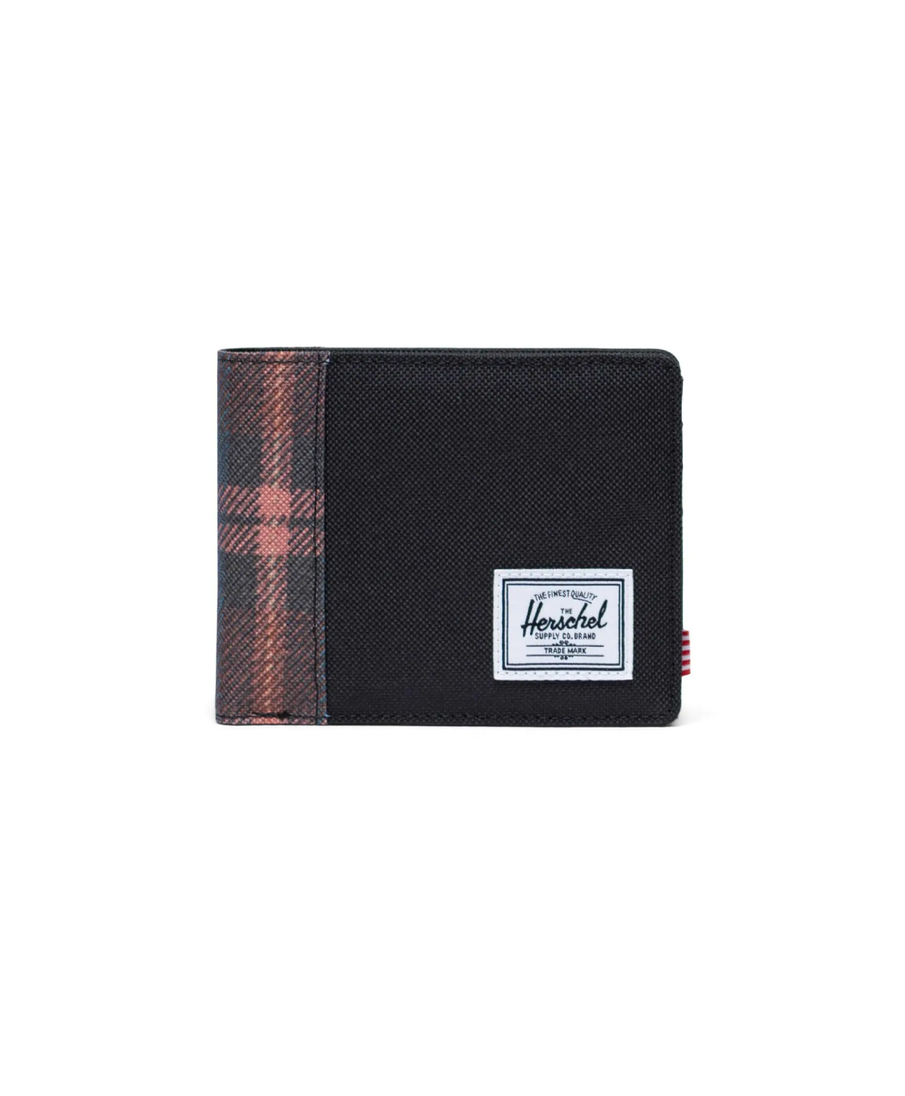 HERSCHEL ROY WALLET BLACK WINTER PLAID