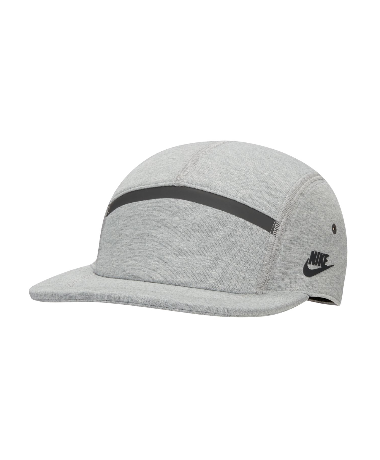 NIKE FLY UNSTRUCTURED TECH FLEECE CAP DARK GREY HEATHER/BLACK