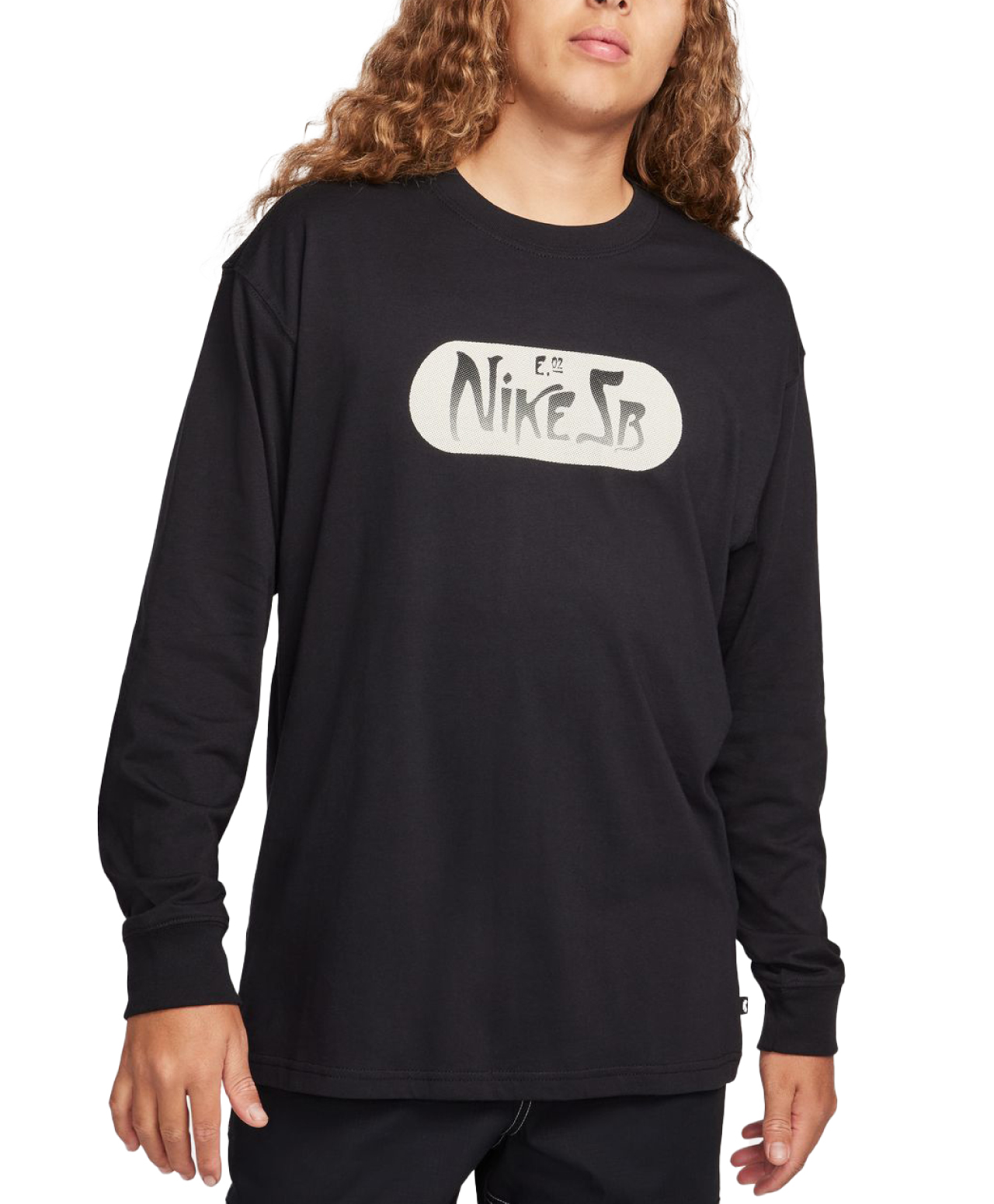 NIKE SB MAX 90 SKATE LONG SLEEVE BLACK