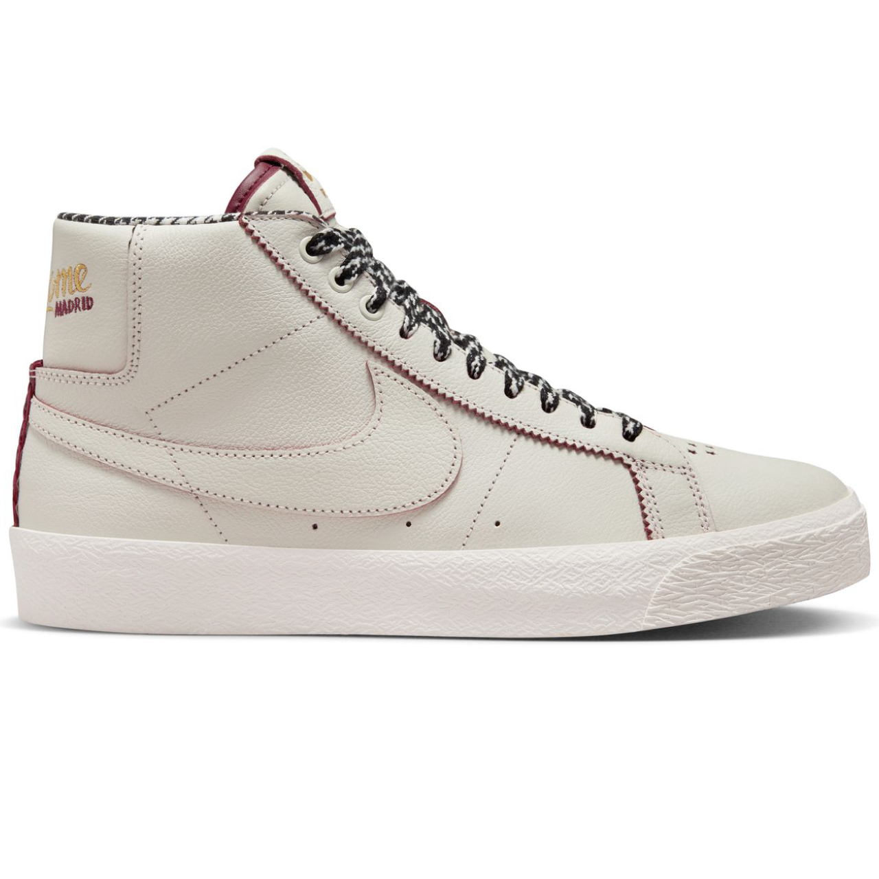NIKE SB X WELCOME SKATEBOARDING BLAZER MID SAIL/DARK BEETROOT-WHITE