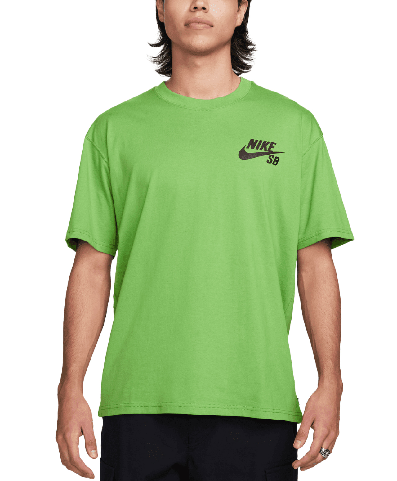 NIKE SB LOGO SKATE TEE CHLOROPHYLL