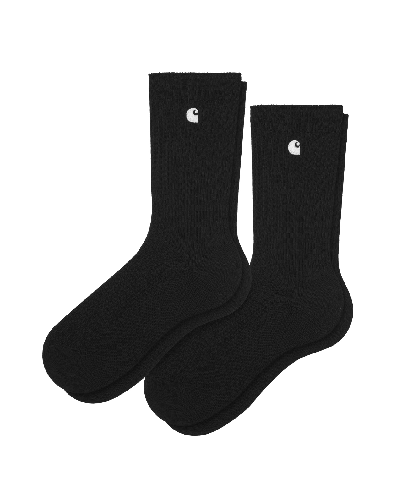 CARHARTT WIP MADISON 2-PACK SOCKS BLACK/WHITE
