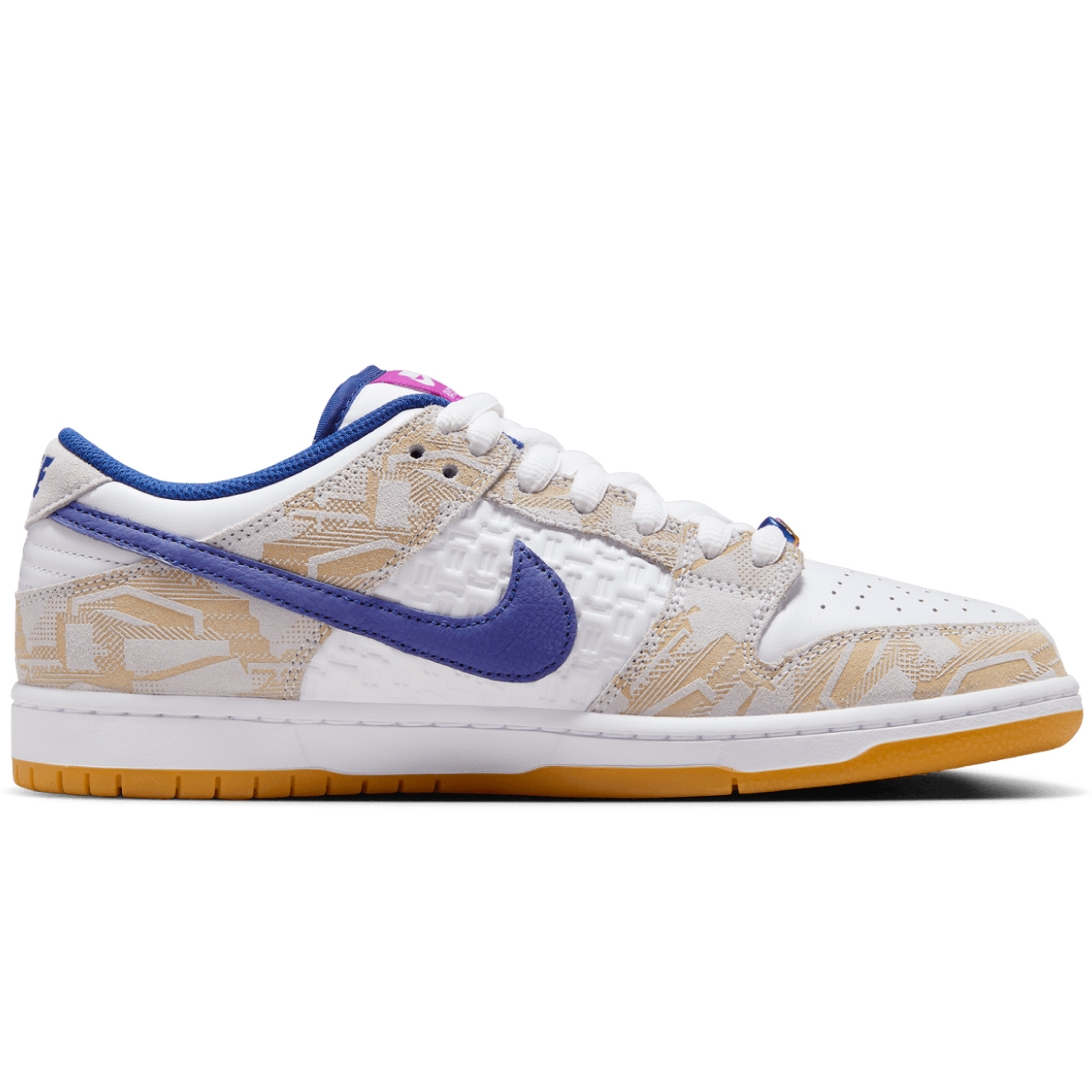 NIKE SB X RAYSSA LEAL DUNK LOW PREMIUM PURE PLATINUM/DEEP ROYAL BLUE