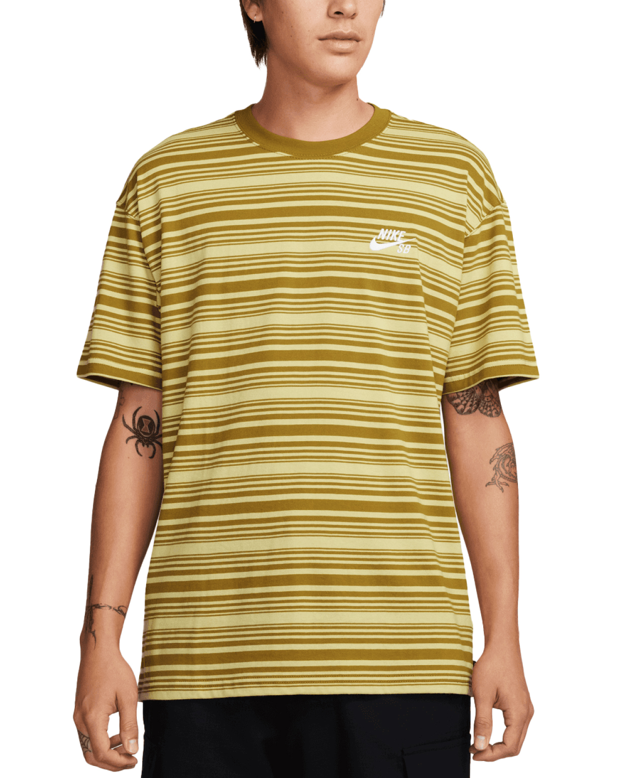 NIKE SB MAX 90 STRIPE TEE BRONZINE