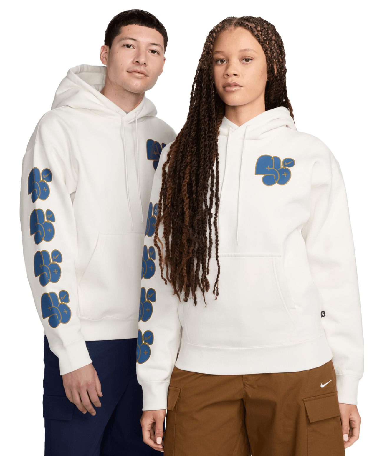 NIKE SB FLEECE SKATE HOOD SAIL