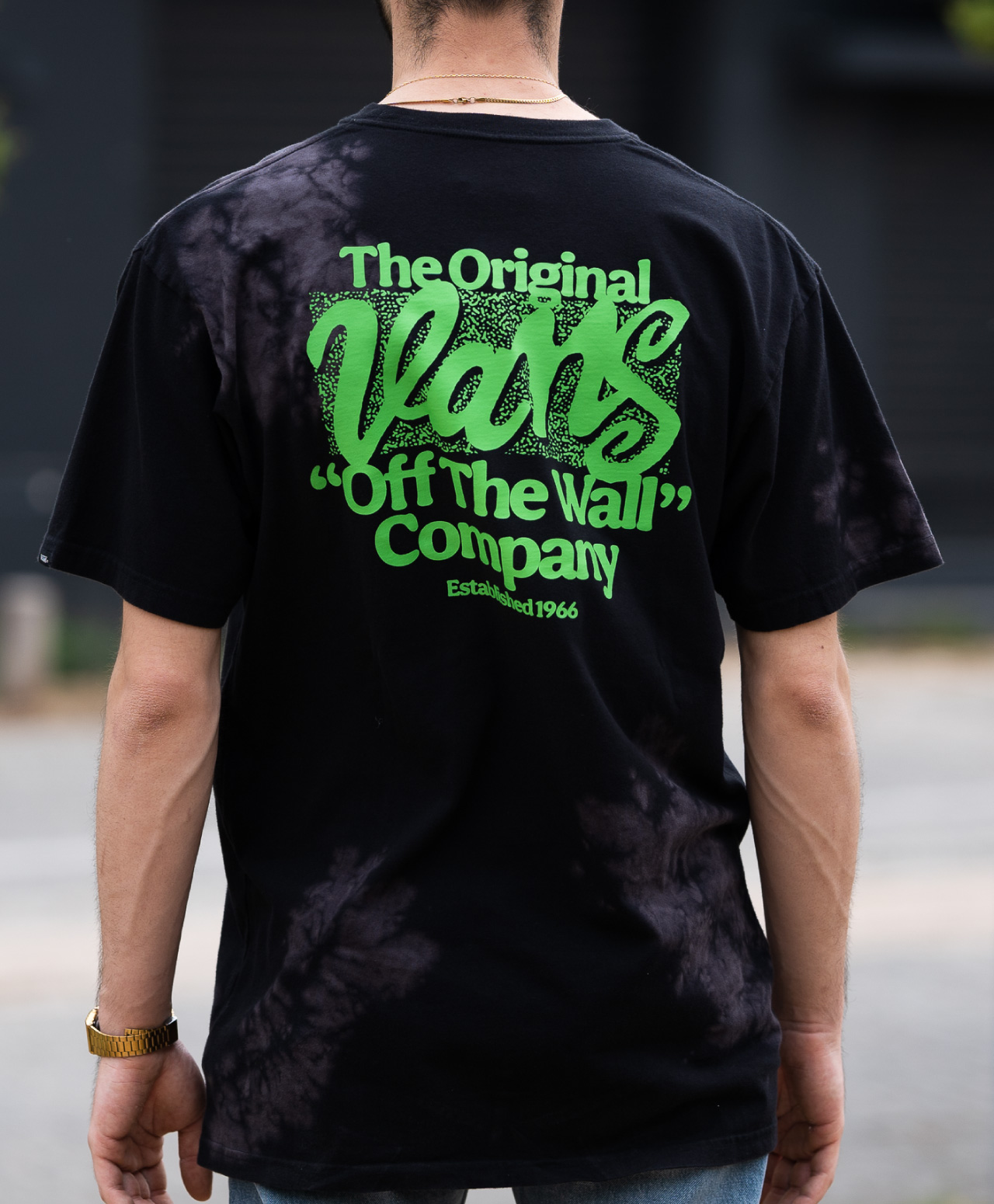 VANS SPRAY TYPE TEE BLACK