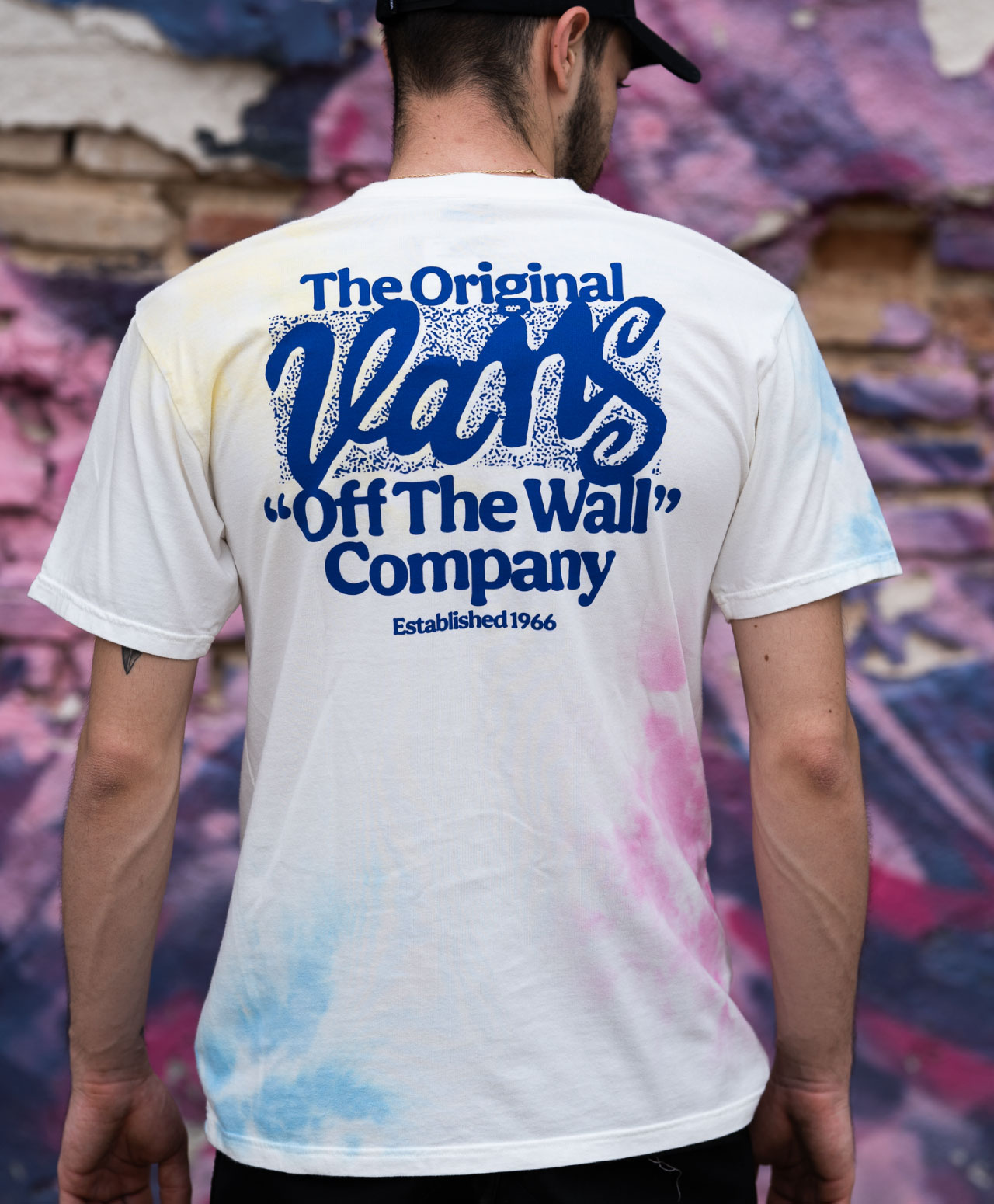 VANS SPRAY TYPE TEE WHITE