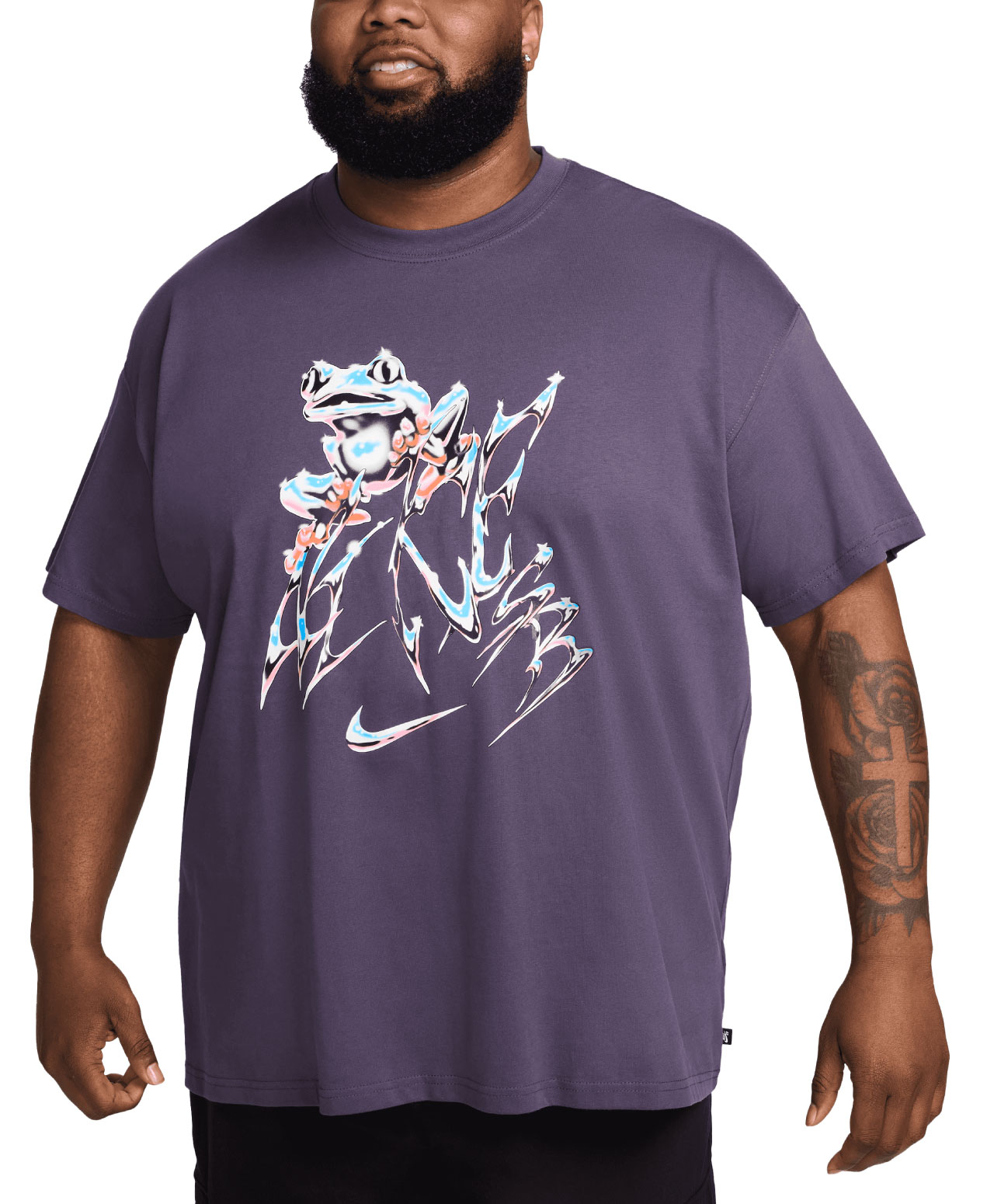 NIKE SB MAX 90 LAZY GAWD TEE DARK RAISIN