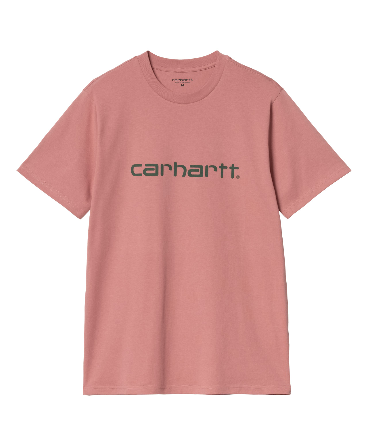 CARHARTT WIP SCRIPT TEE DUSTY ROSE/SYCAMORE TREE