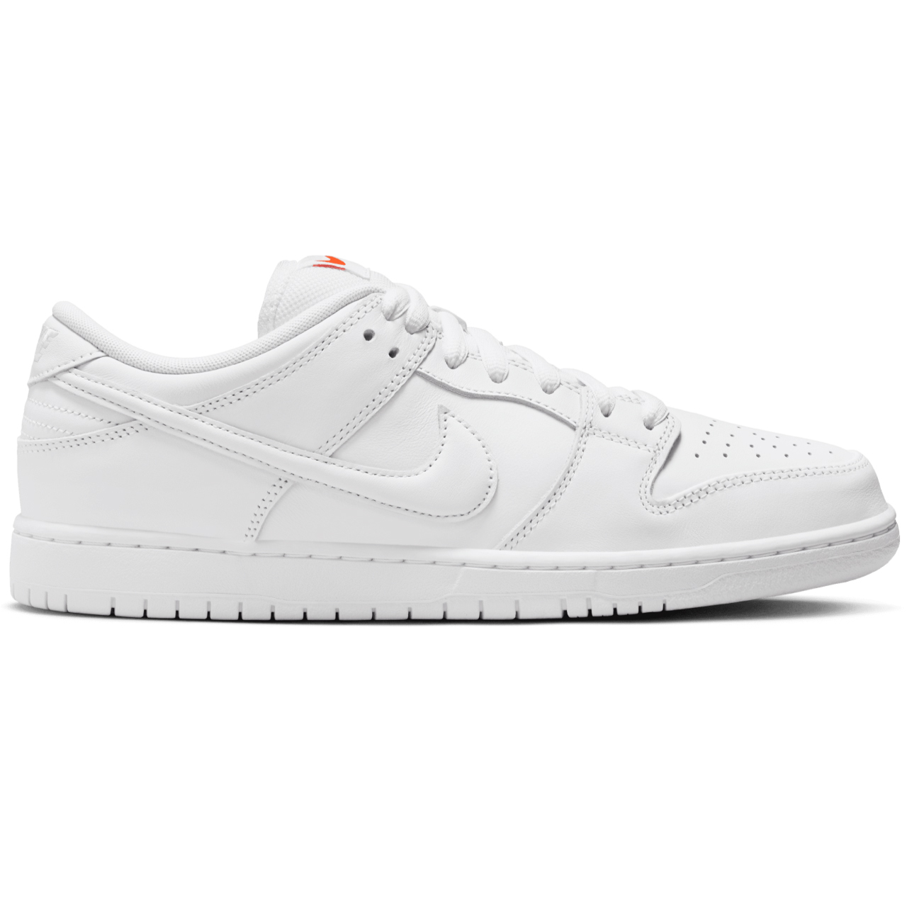 NIKE SB ORANGE LABEL DUNK LOW PRO WHITE/WHITE