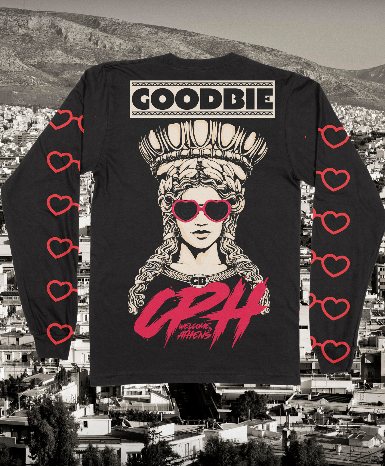 CPH X GOODBIE LOVE SHADES LONG SLEEVE BLACK