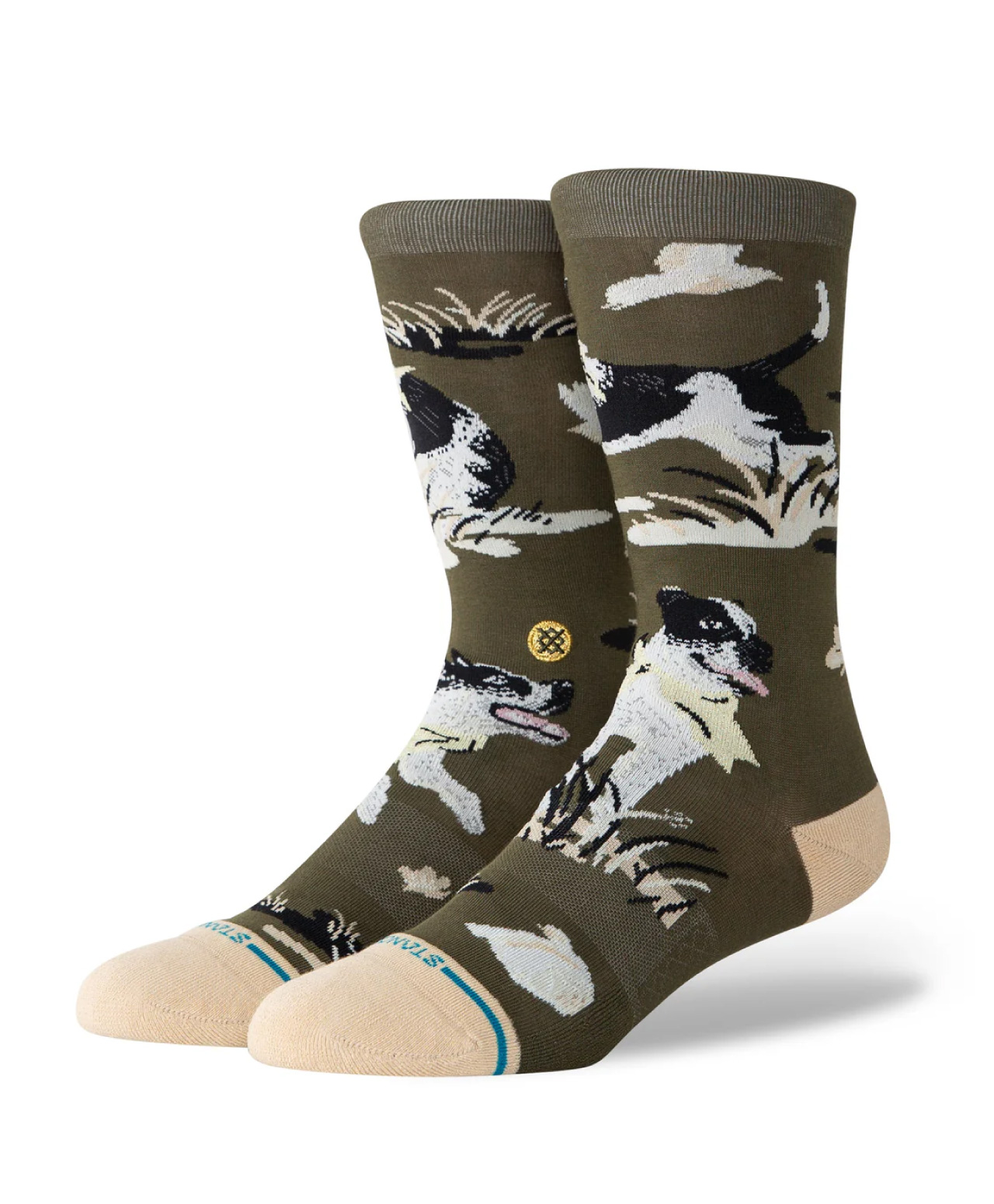 STANCE X ISHOD WAIR CREW SOCKS DARK GREEN