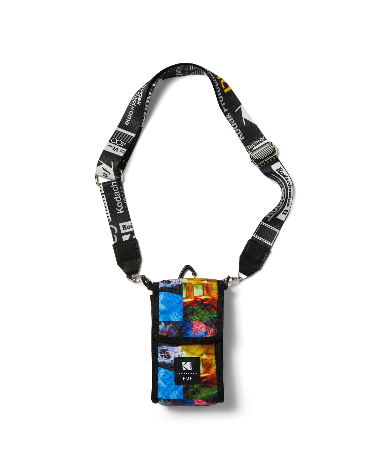 HUF X KODAK COLLAGE SIDE BAG MULTI