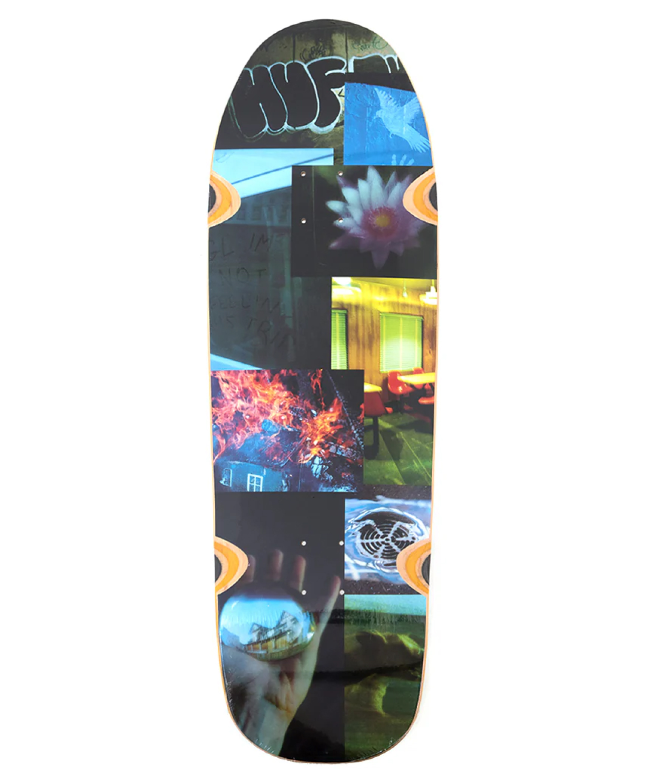 HUF X KODAK COLLAGE FILMER CRUISER DECK 9.8 MULTI