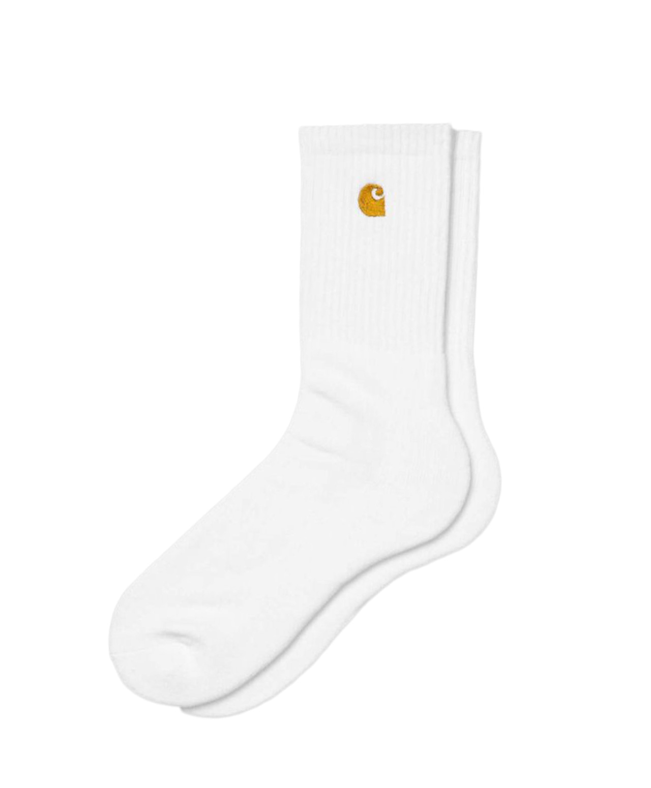 CARHARTT WIP CHASE SOCKS WHITE/GOLD