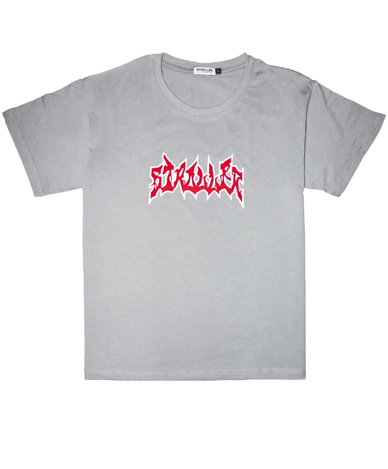 STROLLER CREW PIECE TEE GREY