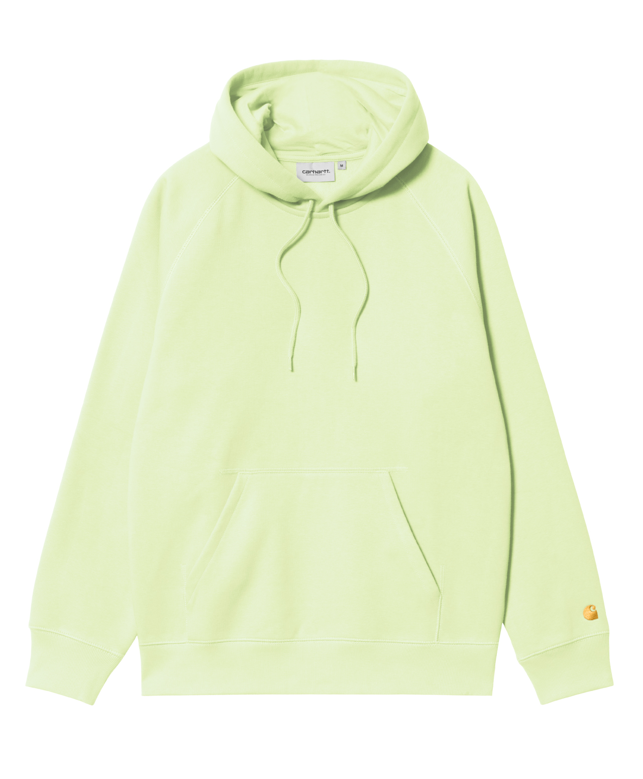 CARHARTT WIP HOODED CHASE SWEAT AIR GREEN/GOLD