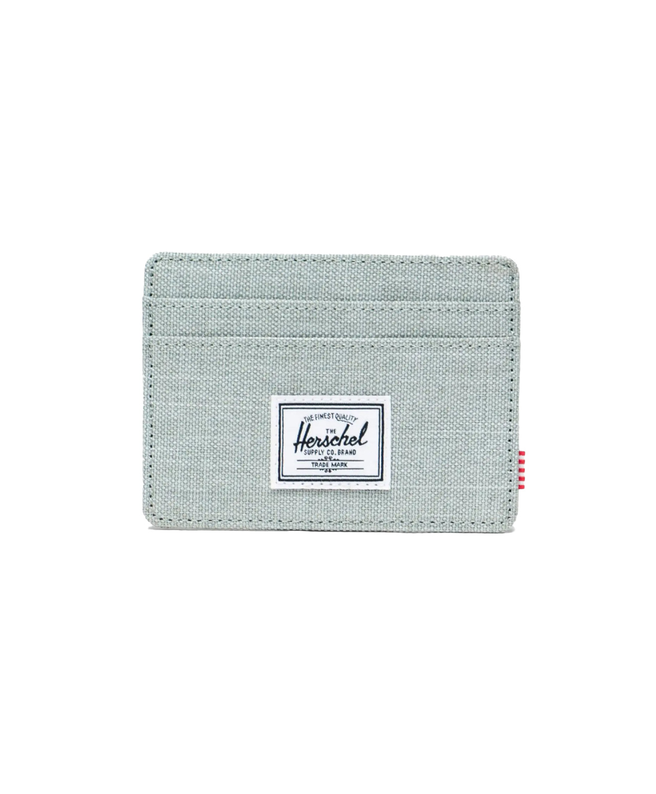 HERSCHEL CHARLIE CARDHOLDER ICEBERG GREEN CROSSHATCH